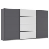 rauch Kleiderschrank "Schwebetürenschrank Garderobe Schrank TOP ANGEBOT Avola", (in 3 verschiedenen Ausstattungen BASIC/CLASSIC/PREMIUM), mit eleganten Zierleisten in Chrom, Schwarz oder Weiß MADE IN GERMANY von Rauch