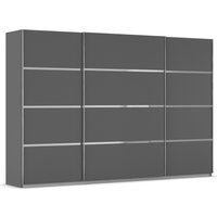 rauch Kleiderschrank "Schwebetürenschrank Garderobe Schrank TOP ANGEBOT Avola", (in 3 verschiedenen Ausstattungen BASIC/CLASSIC/PREMIUM), mit eleganten Zierleisten in Chrom, Schwarz oder Weiß MADE IN GERMANY von Rauch