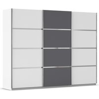 rauch Kleiderschrank "Schwebetürenschrank Garderobe Schrank TOP ANGEBOT Avola", (in 3 verschiedenen Ausstattungen BASIC/CLASSIC/PREMIUM), mit eleganten Zierleisten in Chrom, Schwarz oder Weiß MADE IN GERMANY von Rauch