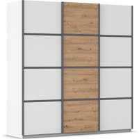 rauch Kleiderschrank "Schwebetürenschrank Garderobe Schrank TOP ANGEBOT Avola", (in 3 verschiedenen Ausstattungen BASIC/CLASSIC/PREMIUM), mit eleganten Zierleisten in Chrom, Schwarz oder Weiß MADE IN GERMANY von Rauch