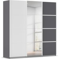 rauch Kleiderschrank "Schwebetürenschrank Garderobe Schrank TOP ANGEBOT Avola", (in 3 verschiedenen Ausstattungen BASIC/CLASSIC/PREMIUM inkl. Spiegel), mit eleganten Zierleisten in Chrom, Schwarz oder Weiß MADE IN GERMANY von Rauch
