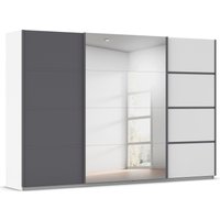 rauch Kleiderschrank "Schwebetürenschrank Garderobe Schrank TOP ANGEBOT Avola", (in 3 verschiedenen Ausstattungen BASIC/CLASSIC/PREMIUM inkl. Spiegel), mit eleganten Zierleisten in Chrom, Schwarz oder Weiß MADE IN GERMANY von Rauch