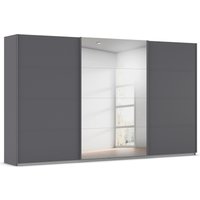 rauch Kleiderschrank "Schwebetürenschrank Garderobe Schrank TOP ANGEBOT Avola", (in 3 verschiedenen Ausstattungen BASIC/CLASSIC/PREMIUM inkl. Spiegel), mit eleganten Zierleisten in Chrom, Schwarz oder Weiß MADE IN GERMANY von Rauch
