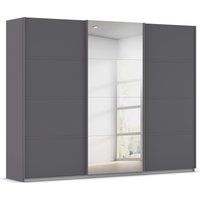 rauch Kleiderschrank "Schwebetürenschrank Garderobe Schrank TOP ANGEBOT Avola", (in 3 verschiedenen Ausstattungen BASIC/CLASSIC/PREMIUM inkl. Spiegel), mit eleganten Zierleisten in Chrom, Schwarz oder Weiß MADE IN GERMANY von Rauch