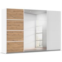 rauch Kleiderschrank "Schwebetürenschrank Garderobe Schrank TOP ANGEBOT Avola", (in 3 verschiedenen Ausstattungen BASIC/CLASSIC/PREMIUM inkl. Spiegel), mit eleganten Zierleisten in Chrom, Schwarz oder Weiß MADE IN GERMANY von Rauch