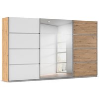 rauch Kleiderschrank "Schwebetürenschrank Garderobe Schrank TOP ANGEBOT Avola", (in 3 verschiedenen Ausstattungen BASIC/CLASSIC/PREMIUM inkl. Spiegel), mit eleganten Zierleisten in Chrom, Schwarz oder Weiß MADE IN GERMANY von Rauch