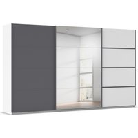 rauch Kleiderschrank "Schwebetürenschrank Garderobe Schrank TOP ANGEBOT Avola", (in 3 verschiedenen Ausstattungen BASIC/CLASSIC/PREMIUM inkl. Spiegel), mit eleganten Zierleisten in Chrom, Schwarz oder Weiß MADE IN GERMANY von Rauch