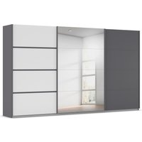 rauch Kleiderschrank "Schwebetürenschrank Garderobe Schrank TOP ANGEBOT Avola", (in 3 verschiedenen Ausstattungen BASIC/CLASSIC/PREMIUM inkl. Spiegel), mit eleganten Zierleisten in Chrom, Schwarz oder Weiß MADE IN GERMANY von Rauch