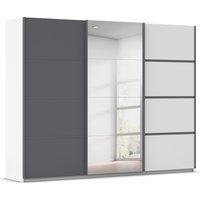 rauch Kleiderschrank "Schwebetürenschrank Garderobe Schrank TOP ANGEBOT Avola", (in 3 verschiedenen Ausstattungen BASIC/CLASSIC/PREMIUM inkl. Spiegel), mit eleganten Zierleisten in Chrom, Schwarz oder Weiß MADE IN GERMANY von Rauch