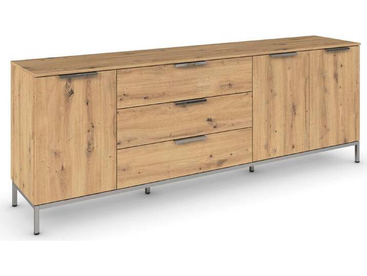 rauch Kombikommode Kommode Türkommode Sideboard Kombikommode FLIPP (Breite 200 cm mit 2 Einlegeböden), 3-türig mit 3 Schubladen und Soft-Close-Funktion von Rauch