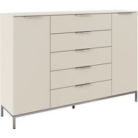 rauch Kombikommode "Kommode Türkommode Sideboard Kombikommode FLIPP", (Breite 160/180 cm mit 4 Einlegeböden), 2-türig mit 5 Schubladen und Soft-Close-Funktion in zwei Breiten von Rauch