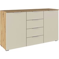 rauch Kombikommode "Sideboard Schubladenkommode AGORDO mit Dekor- oder Hochglanzfront", (in zwei Griff-Farben, Breite 120 cm), vier große Schubladen, mit insgesamt 4 Einlegeböden MADE IN GERMANY von Rauch