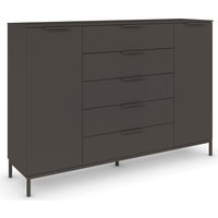 rauch Kombikommode "Kommode Türkommode Sideboard Kombikommode FLIPP", (Breite 160/180 cm mit 4 Einlegeböden), 2-türig mit 5 Schubladen und Soft-Close-Funktion in zwei Breiten von Rauch