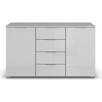 rauch Kommode "Sideboard Kombikommode Schubladenkommode AGORDO mit Glasfront", Breite 140 cm mit 4 Schubkästen und 2 Türen, inkl. 3er-Set Filzboxen von Rauch