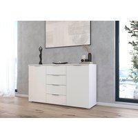 rauch Kommode "Sideboard Kombikommode Schubladenkommode AGORDO", Breite 140 cm mit 4 Schubkästen und 2 Türen, inkl. 3er-Set Filzboxen von Rauch