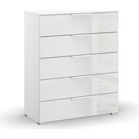 rauch Schubkastenkommode "Skat Meridian Kommode Sideboard Wäscheschrank", mit 5 Schubladen mit Glasfront in elegantem Design von Rauch