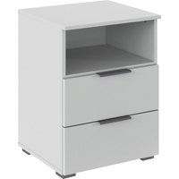 rauch Nachtkommode "Nachttisch Nachtkonsole AGORDO in Dekor- oder Hochglanzfront", (in zwei Griff-Farben), mit 2 Schubladen und Nische für viel Stauraum MADE IN GERMANY von Rauch