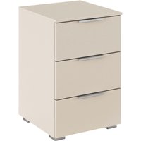 rauch Nachtkommode "Nachttisch Nachtkonsole AGORDO in Dekor- oder Hochglanzfront" in zwei Griff-Farben, Breite 40 cm, mit 3 geräumigen Schubladen für viel Stauraum MADE IN GERMANY von Rauch