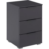 rauch Nachtkommode "Nachttisch Nachtkonsole AGORDO in Dekor- oder Hochglanzfront" in zwei Griff-Farben, Breite 40 cm, mit 3 geräumigen Schubladen für viel Stauraum MADE IN GERMANY von Rauch