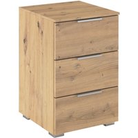 rauch Nachtkommode "Nachttisch Nachtkonsole AGORDO in Dekor- oder Hochglanzfront" in zwei Griff-Farben, Breite 40 cm, mit 3 geräumigen Schubladen für viel Stauraum MADE IN GERMANY von Rauch
