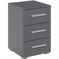 rauch Nachtkommode "Nachttisch Nachtkonsole Nachtschrank KOLUNA mit Dekorfront" Breite 40 cm, mit 3 geräumigen Schubladen für viel Stauraum MADE IN GERMANY von Rauch