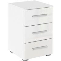 rauch Nachtkommode "Nachttisch Nachtkonsole Nachtschrank KOLUNA mit Hochglanzfront" Breite 40 cm, mit 3 geräumigen Schubladen für viel Stauraum MADE IN GERMANY von Rauch