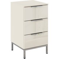rauch Nachtkommode "Nachttisch Nachtschrank Nachtkonsole FLIPP mit Glasfront", (Breite 40 cm), mit 3 Schubladen und Soft-Close-Funktion sowie Glasfront von Rauch