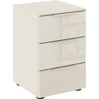 rauch Nachtkommode "Nachttisch Nachtschrank Nachtkonsole FLIPP mit Glasfront", (Breite 40 cm), mit 3 Schubladen und Soft-Close-Funktion sowie Glasfront von Rauch
