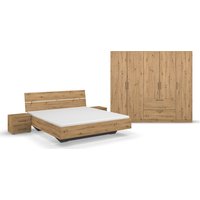 rauch Schlafzimmer-Set "Challenger", Schrank in 2 Breiten, Bett in 3 Breiten und 2 Nachttische von Rauch