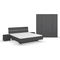INOSIGN BY RAUCH Schlafzimmer-Set "Komplettschlafzimmer Schlafzimmer Challenger (Set 4-teilig)", Schrank 2 Breiten, Bett 3 Breiten, 2 Nachttische MADE IN GERMANY von Inosign By Rauch