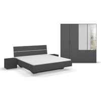 INOSIGN BY RAUCH Schlafzimmer-Set "Komplettschlafzimmer Schlafzimmer Challenger (Set 4-teilig)", Schrank 2 Breiten, Bett 3 Breiten, 2 Nachttische MADE IN GERMANY von Inosign By Rauch