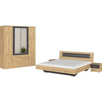 rauch Schlafzimmer-Set "Komplettschlafzimmer Schlafzimmer BURANO mit Schrank in 3 Breiten," Set, 4 Stk. tlg. Bett 180x200 cm und 2 Nachttischen MADE IN GERMANY rauch Schlafzimmer-Set "Komplettschlafzimmer Schlafzimmer BURANO mit Schrank in 3 Breiten," Set, 4 Stk. tlg. Bett 180x200 cm und 2 Nachttischen MADE IN GERMANY von Rauch