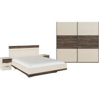 rauch Schlafzimmer-Set "Komplettschlafzimmer Schlafzimmer Schlafzimmermöbel SAJO", (Set, 4 tlg., Set: Kleiderschrank mit/ohne Spiegel, Bett in 2 Breiten, 2 Nachttische), optional mit Spiegel am Kleiderschrank MADE IN GERMANY von Rauch