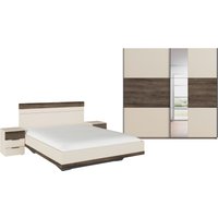 rauch Schlafzimmer-Set "Komplettschlafzimmer Schlafzimmer Schlafzimmermöbel SAJO", (Set, 4 tlg., Set: Kleiderschrank mit/ohne Spiegel, Bett in 2 Breiten, 2 Nachttische), optional mit Spiegel am Kleiderschrank MADE IN GERMANY von Rauch