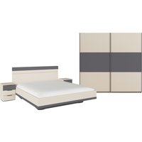 rauch Schlafzimmer-Set "Komplettschlafzimmer Schlafzimmer Schlafzimmermöbel SAJO", (Set, 4 tlg., Set: Kleiderschrank mit/ohne Spiegel, Bett in 2 Breiten, 2 Nachttische), optional mit Spiegel am Kleiderschrank MADE IN GERMANY von Rauch