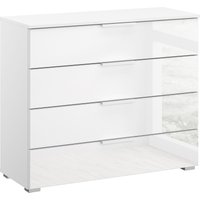 rauch Schubkastenkommode "Sideboard Kommode Schubkastenkommode KOLUNA mit Glasfront", (Breite 80 cm), Breite 93 cm mit 4 großen Schubladen für viel Stauraum MADE IN GERMANY von Rauch