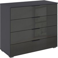 rauch Schubkastenkommode "Sideboard Schubladenkommode AGORDO mit Dekor- oder Hochglanzfront" in zwei Griff-Farben, Breite 80 cm, vier große und geräumige Schubladen mit viel Stauraum MADE IN GERMANY von Rauch