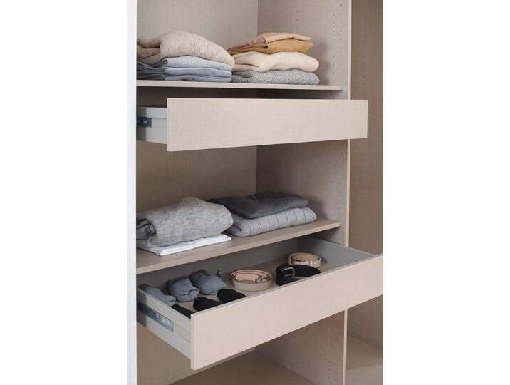 rauch Schubladeneinsatz Koluna, 2 Schubladeneinsätze mit 2 Fachböden 88 cm für Schwebetürenschränke, beige von Rauch