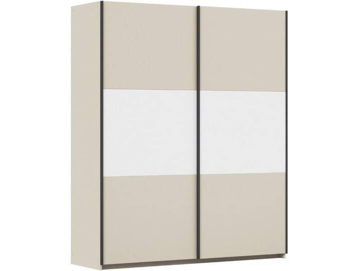 rauch Schwebetürenschrank Kleiderschrank Schrank Garderobe Garderobenschrank Wäscheschrank NEO (in 3 verschiedenen Ausstattungen BASIC/CLASSIC/PREMIUM) mit großzügigem Stauraum und vielfältigen Farbkombinationen, beige von Rauch