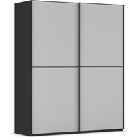 rauch Schwebetürenschrank "Kleiderschrank Schrank Garderobe Schlafzimmerschrank SCALE-DUO" edle zweigeteilte Türen Glas-Front mit 3 Zierleisten MADE IN GERMANY von Rauch