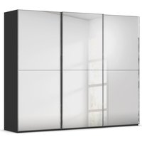 rauch Schwebetürenschrank "Kleiderschrank Schrank Garderobe Schlafzimmerschrank SCALE-DUO", edle zweigeteilte Türen Spiegelfront und 3 Zierleisten MADE IN GERMANY von Rauch