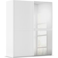 rauch Schwebetürenschrank "Kleiderschrank Schrank Garderobe Schlafzimmerschrank SCALE-LINE", edle Optik mit Bauchbinde in Korpusfarbe mit Spiegel MADE IN GERMANY von Rauch