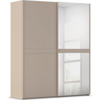 rauch Schwebetürenschrank "Kleiderschrank Schrank Garderobe Schlafzimmerschrank SCALE-LINE", edle Optik mit Bauchbinde in Korpusfarbe mit Spiegel MADE IN GERMANY von Rauch