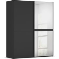 rauch Schwebetürenschrank "Kleiderschrank Schrank Garderobe Schlafzimmerschrank SCALE-LINE", edle Optik mit Bauchbinde in Korpusfarbe mit Spiegel MADE IN GERMANY von Rauch