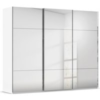 rauch Schwebetürenschrank "Kleiderschrank Schrank Garderobe Schlafzimmerschrank SCALE-TRIO", edle dreigeteilte Front mit 2 Zierleisten Spiegelfront MADE IN GERMANY von Rauch