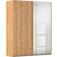 rauch Schwebetürenschrank "Kleiderschrank Schrank Garderobe Schlafzimmerschrank SCALE-WOOD", edle geteilte Front in massiver Asteiche mit Spiegel MADE IN GERMANY rauch Schwebetürenschrank "Kleiderschrank Schrank Garderobe Schlafzimmerschrank SCALE-WOOD", edle geteilte Front in massiver Asteiche mit Spiegel MADE IN GERMANY von Rauch