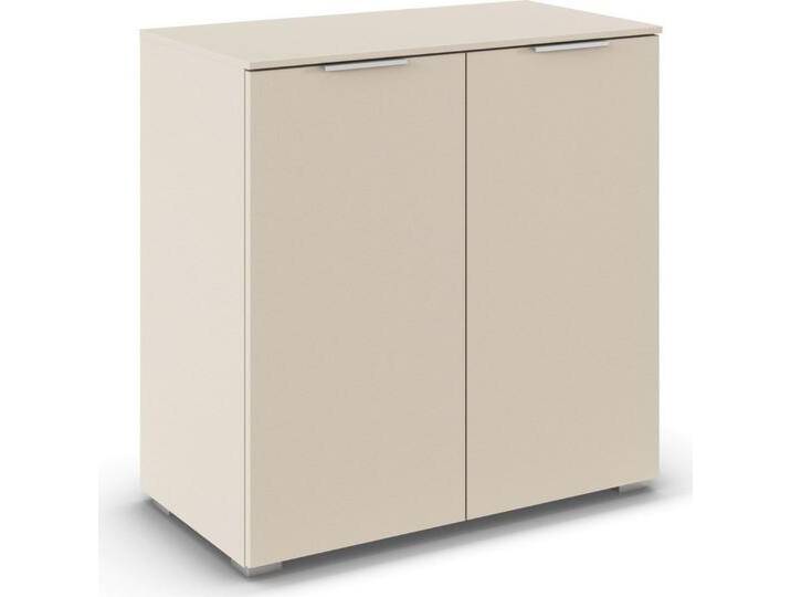 rauch Sideboard Türkommode Kommode Highboard ASTANA (Breite 80 cm / Höhe 81 cm, mit 2 Einlegeböden), mit 2 Türen, verstellbaren Böden und viel Stauraum MADE IN GERMANY von Rauch
