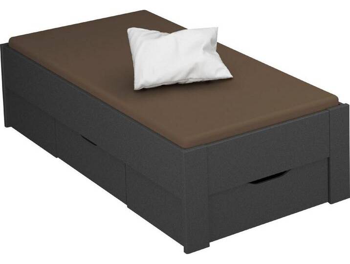 rauch Stauraumbett Aditio, ohne Kopfteil, inklusive Schubkästen, grau, graumetallic rauch Stauraumbett Aditio, ohne Kopfteil, inklusive Schubkästen, grau, graumetallic von Rauch