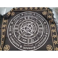 Wandbehang "Pentagramm" Wandtuch Tischdecke 60 X 60cm/60G von RauchundOel