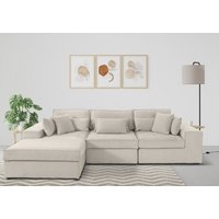 RAUM.ID Ecksofa "Florid L-Form", 3 Teile, bestehend aus Modulen, viele Bezugsqualitäten, auch in Cord von Raum.Id